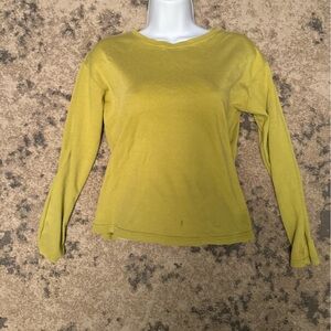 Express Lime Green Long Sleeve Top